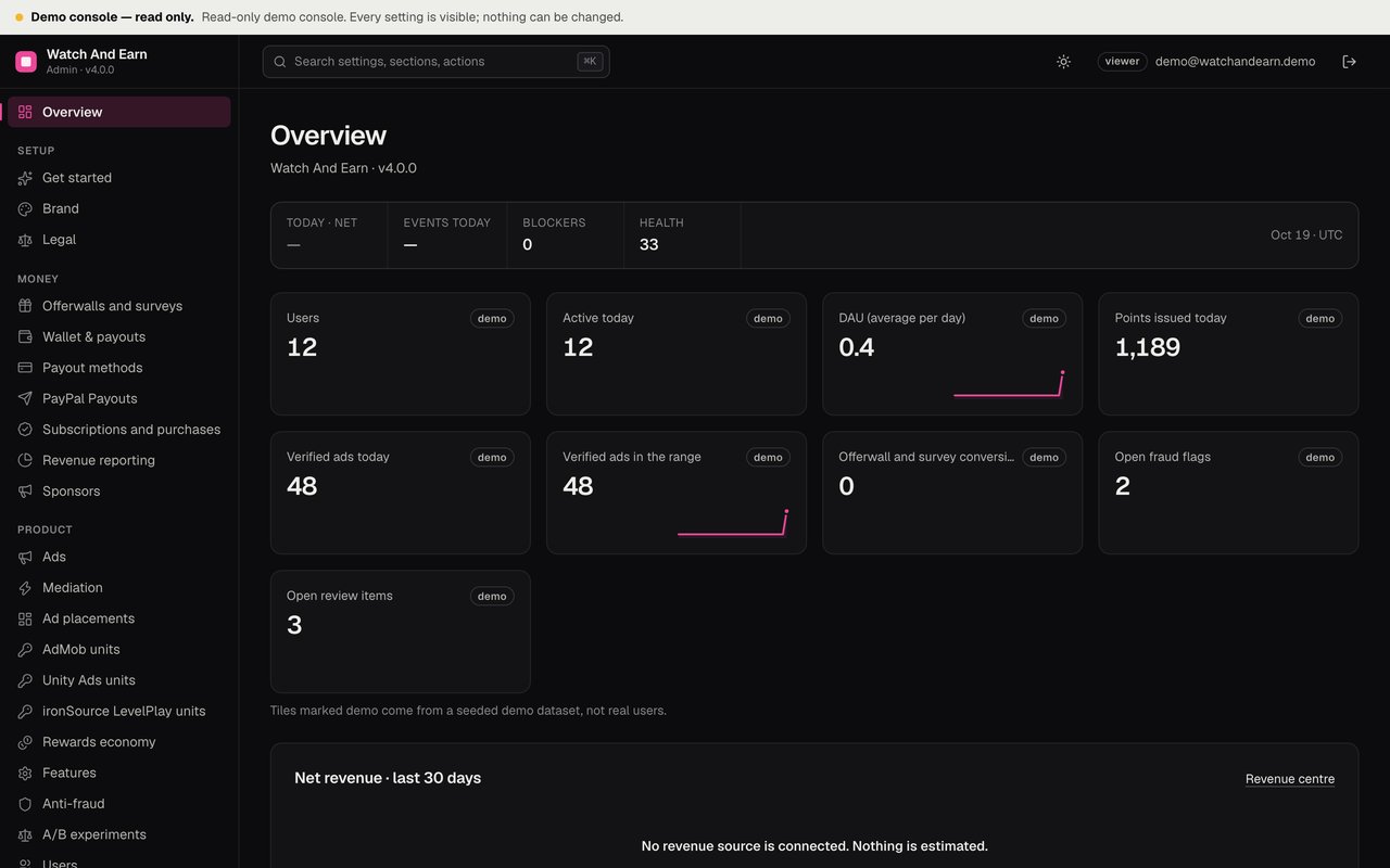 Operator console overview